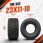 HALBERD 23x11-10 ATV Tire, 6PR, Tubeless, Replacement, 10" Rim, 2-Pack