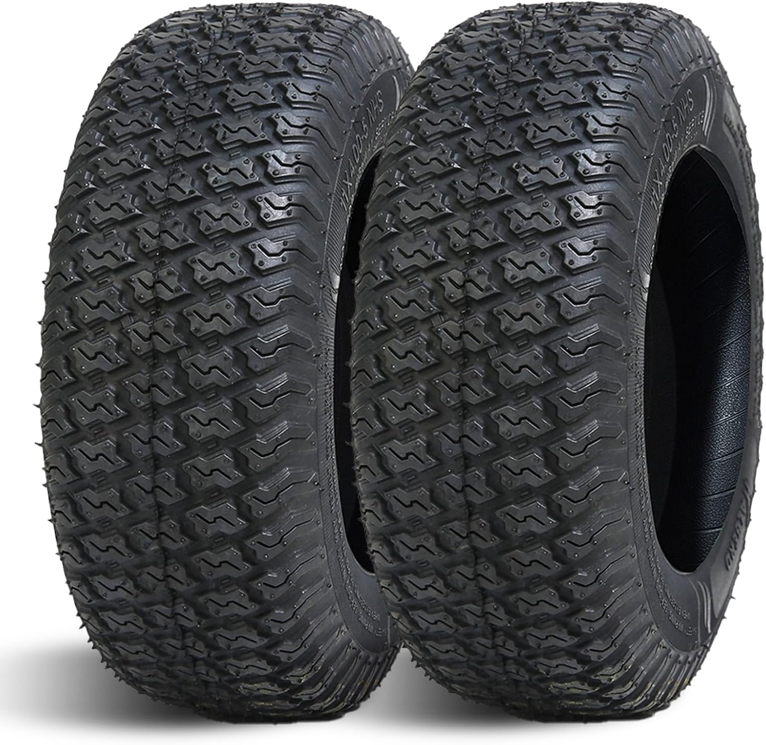 HALBERD P5092 11x4.00-5 Lawn Mower Tires 4PR Turf Friendly Garden Tractor Tires Enhanced Traction & Durability for Optimal Performance, Tubeless, Set of 2