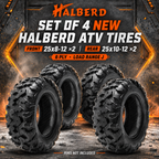 Halberd HU01 ATV Tire Set of 4