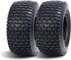 HALBERD P5094 Set of 2 Lawn Mower Tires 15x6.00-6 4PR Turf Friendly Garden Tractor Tires Self-Cleaning Excellent Traction for Optimal Performance, Tubeless