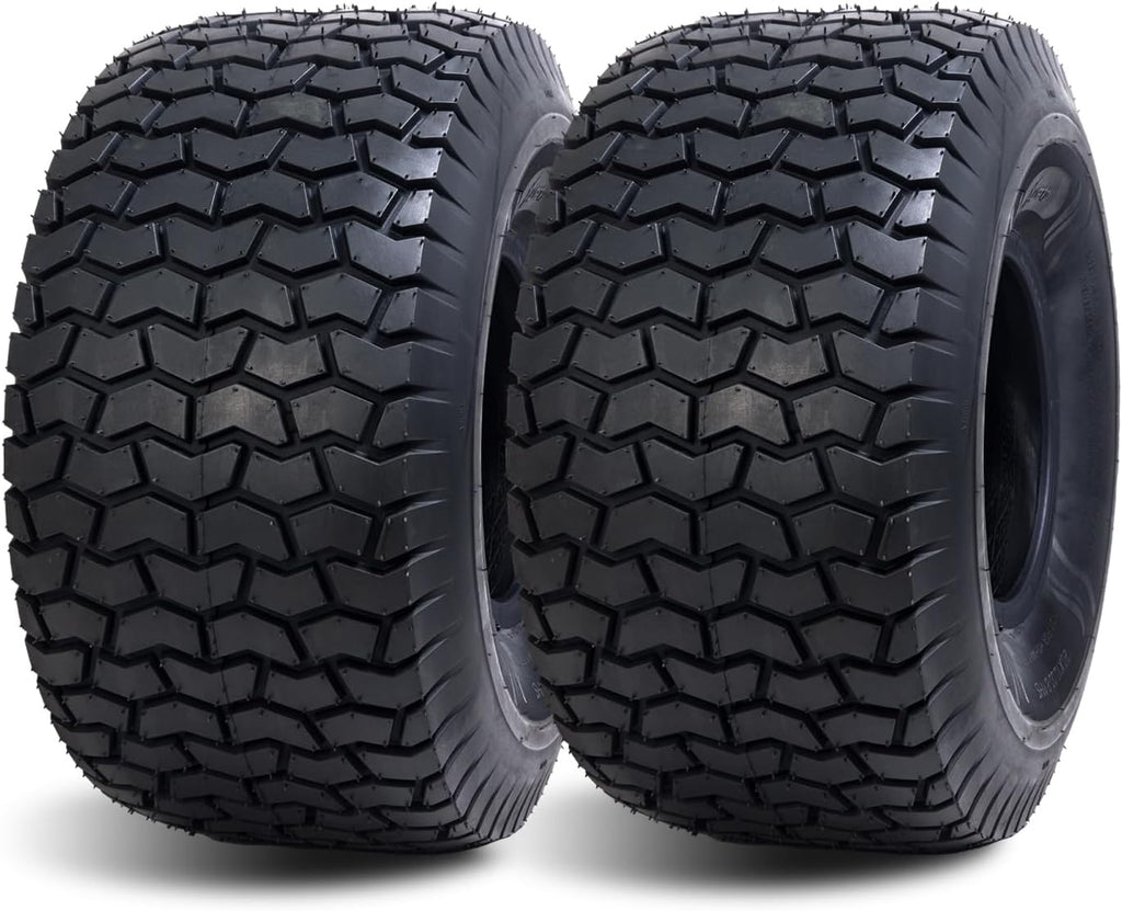 HALBERD P5094 20x10.00-8 Lawn Mower Tires 4PR Turf Friendly Garden Tractor Tires Self-Cleaning Excellent Traction for Optimal Performance, Tubeless, Set of 2