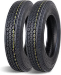 HALBERD P879 4.8-12 Trailer Tires 4.80x12 6PR Heavy-Duty Tubeless Tires for Utility, Boat Trailers, Load Range C, Set of 2
