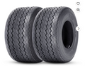 HALBERD Set of 2 NEW PATTERN 18x8.5-8 Golf Cart Tires 18x8.5x8 4PLY All Terrain Club Cart Off Road Tires