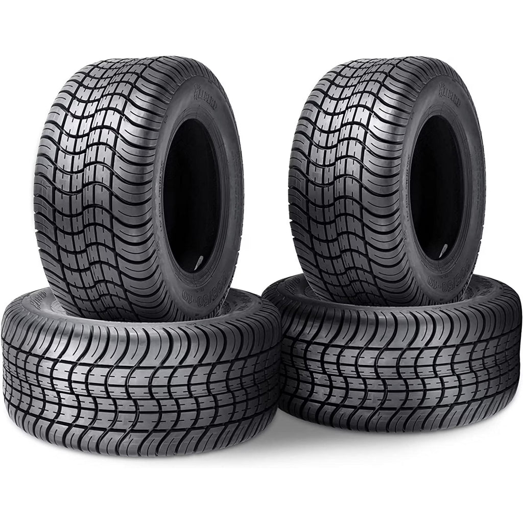 HALBERD 205/50-10 4PLY Golf Cart Tires 205x50-10 High Land Ratio Tour MaX Tires for Golf Cart Club Car Set of 4