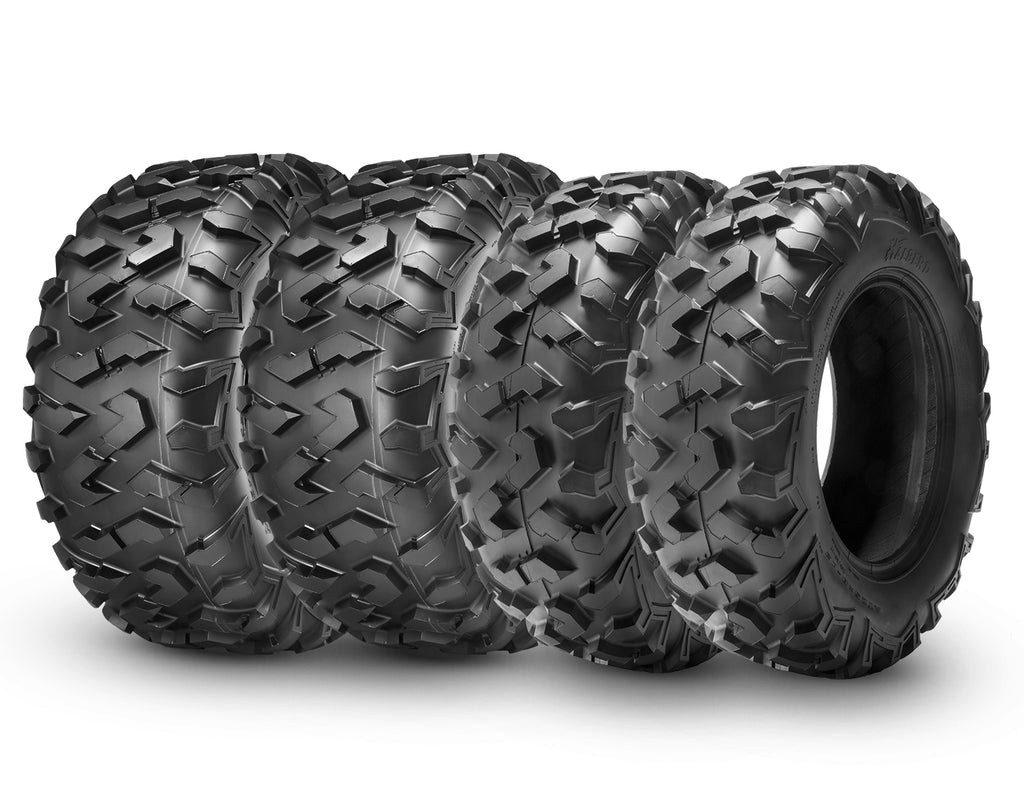 HALBERD HU01 ATV Tires Set of 4, 25x8-12 & 25x11-10