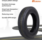HALBERD P879 4.8-12 Trailer Tires 4.80x12 6PR Heavy-Duty Tubeless Tires for Utility, Boat Trailers, Load Range C, Set of 2