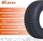 Load image into Gallery viewer, HALBERD P5092 11x4.00-5 Lawn Mower Tires 4PR Turf Friendly Garden Tractor Tires Enhanced Traction &amp; Durability for Optimal Performance, Tubeless, Set of 2
