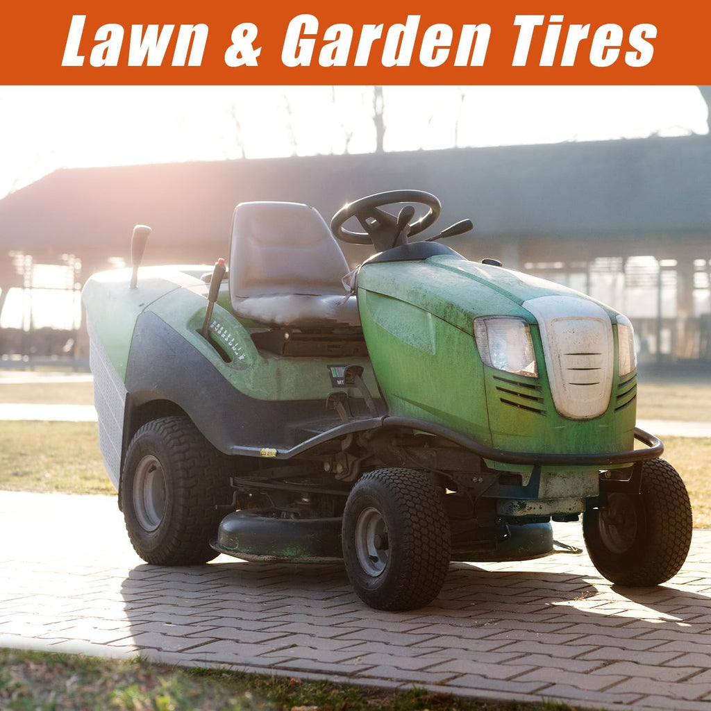 HALBERD P5092 20x10.00-8 Lawn Mower Tires 4PR Turf Friendly Garden Tractor Tires Enhanced Traction & Durability for Optimal Performance, Tubeless, Set of 2