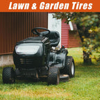 HALBERD P5094 20x10.00-8 Lawn Mower Tires 4PR Turf Friendly Garden Tractor Tires Self-Cleaning Excellent Traction for Optimal Performance, Tubeless, Set of 2
