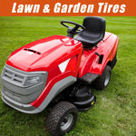 Load image into Gallery viewer, HALBERD P5094 Set of 2 16x6.50-8 Lawn Mower Tires 4PR Turf Friendly Garden Tractor Tires Self-Cleaning Excellent Traction for Optimal Performance, Tubeless
