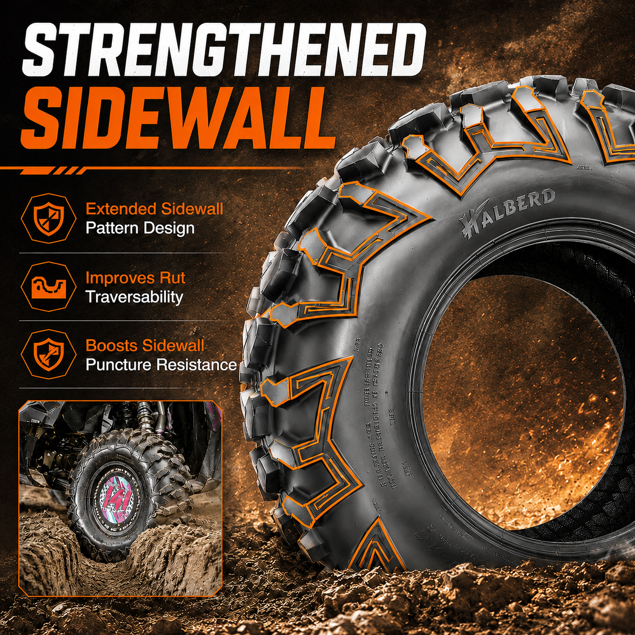 Halberd HU01 ATV Tires