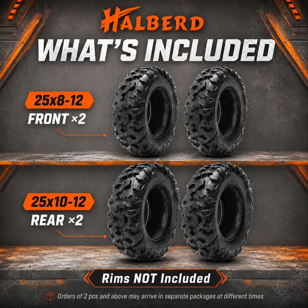 Halberd HU01 ATV Tire Set of 4