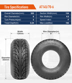 HALBERD P349 145/70-6 Go Kart Street Mini Bike Tires