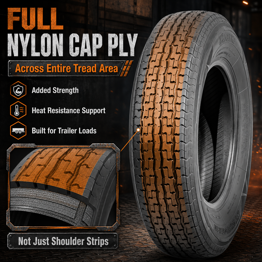 Halberd WR076 ST205/75R15 Trailer Tires