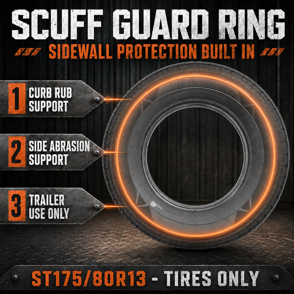Halberd WR076 ST175/80R13 Trailer Tires