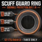 Halberd WR076 ST175/80R13 Trailer Tires