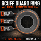 Halberd WR076 ST225/75R15 Trailer Tires Set of 4