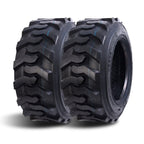 HALBERD 10-16.5 Skid Steer Tires 10-16.5 10 Ply Heavy Duty SKS Industrial Skid Steer Tires Set of 2, Tubeless