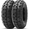 HALBERD 4 Ply 22x7-10 ATV Tires 22 7 10 Sport Quad Front Tires Fit All 10” Rims Tubeless Replacement Tire Set Of 2
