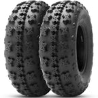 HALBERD 4 Ply 22x7-10 ATV Tires 22 7 10 Sport Quad Front Tires Fit All 10” Rims Tubeless Replacement Tire Set Of 2
