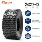 Halberd P512 Lawn Mower Tires Set of 2