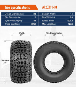 Halberd ‎P3077 23x11-10 ATV Tires