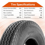 Halberd ‎P819 4.80-8 Trailer Tires