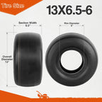 Halberd P607 13x6.50-6 Lawn Mower Tires Set of 2