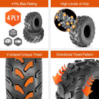 Halberd P311 18x9.5-8 ATV Tires Set of 2