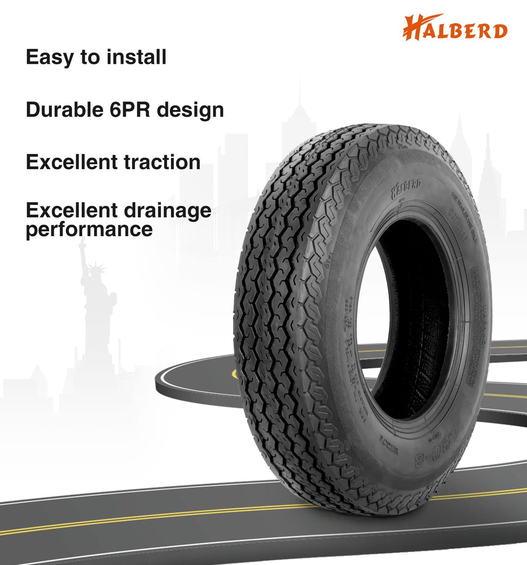 Halberd ‎P819 4.80-8 Trailer Tires