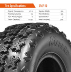 Halberd HS01 21x7-10 ATV Tires Set of 2