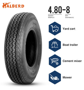 Halberd ‎P819 4.80-8 Trailer Tires