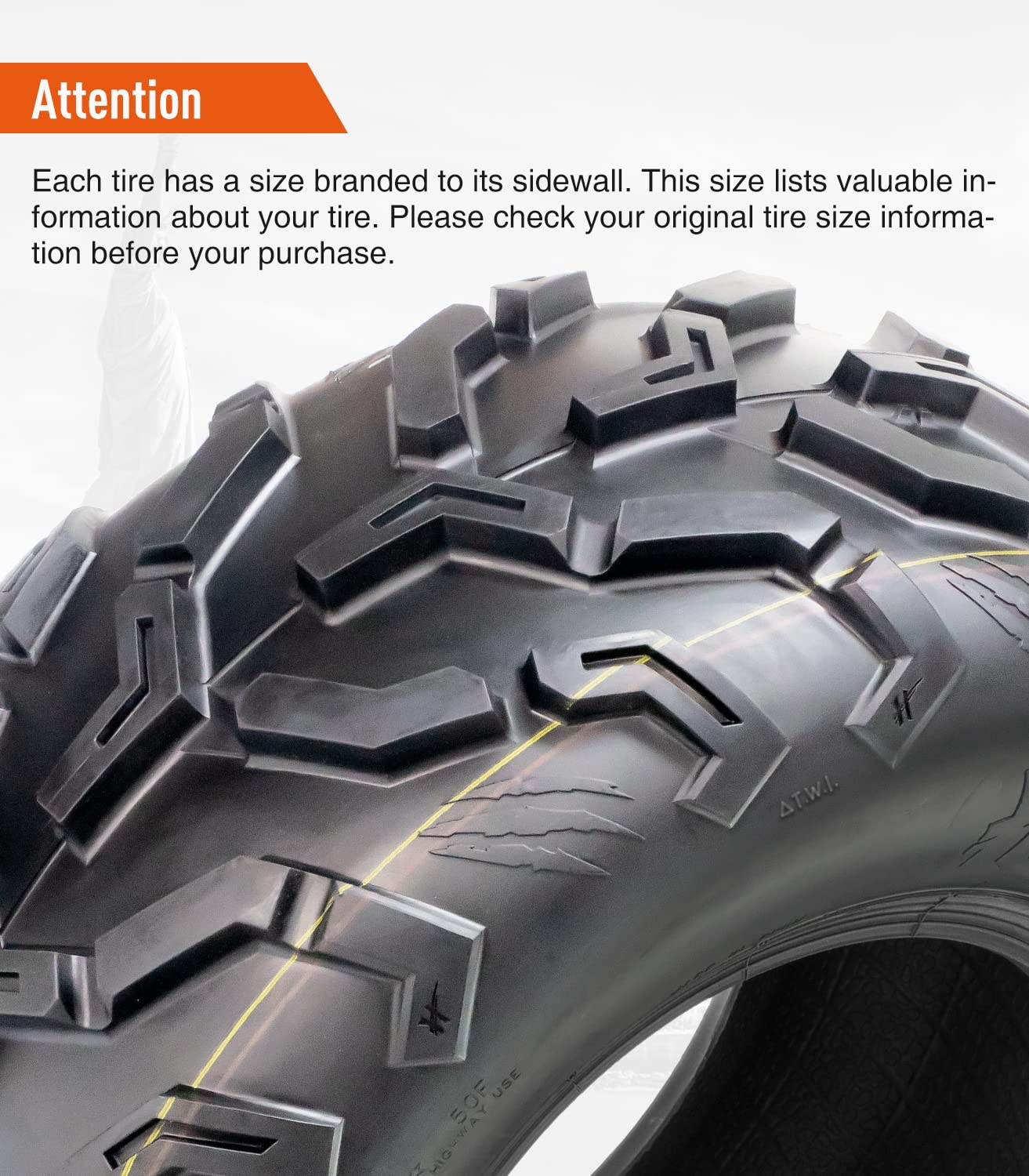 Halberd HU02 25x8x12 ATV/UTV Tires Set of 2