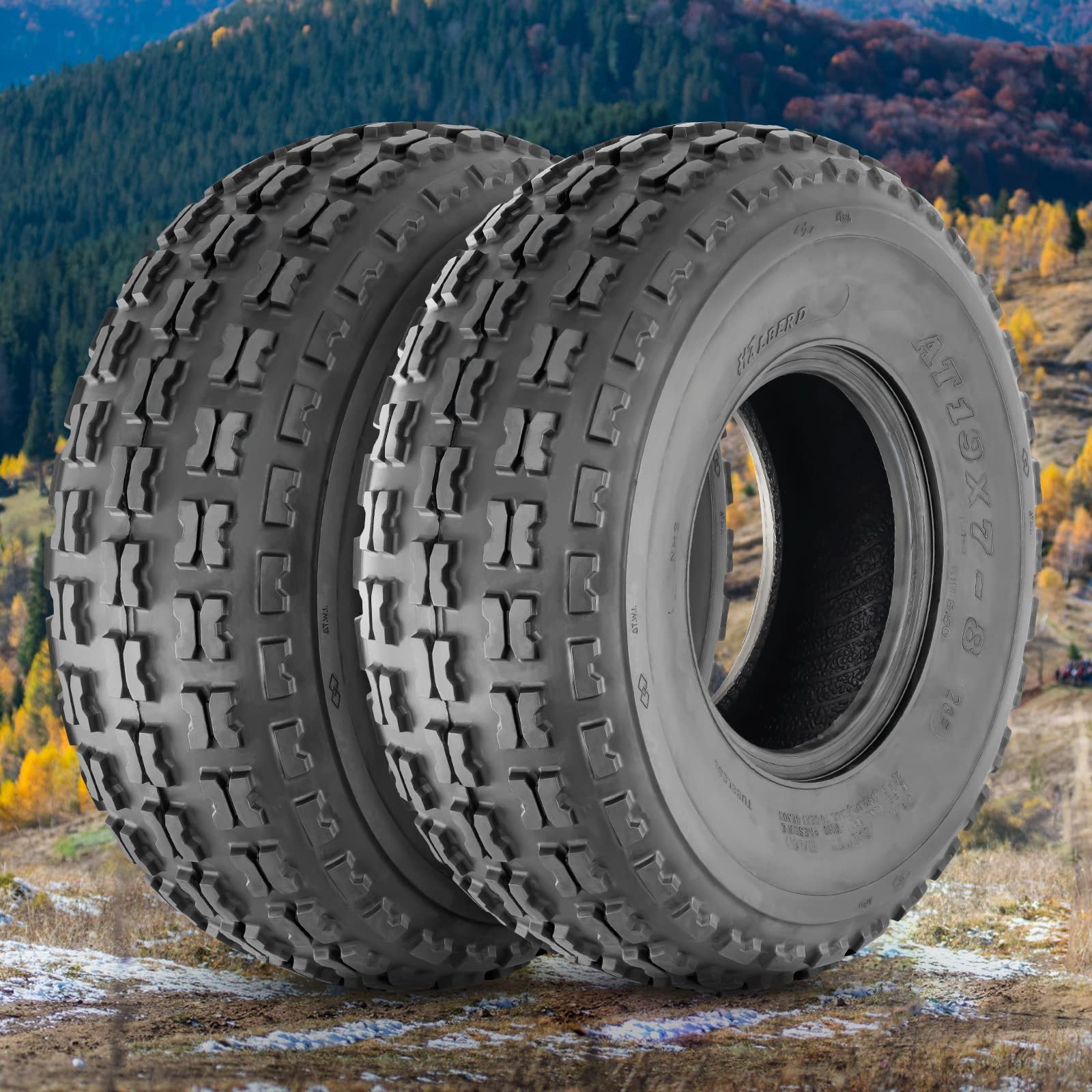 Halberd P327 19x7 8 ATV Tires Set Of 2 HalberdTire halberd-p327-19x7-8-atv-tires-set-of-2-halberdtire