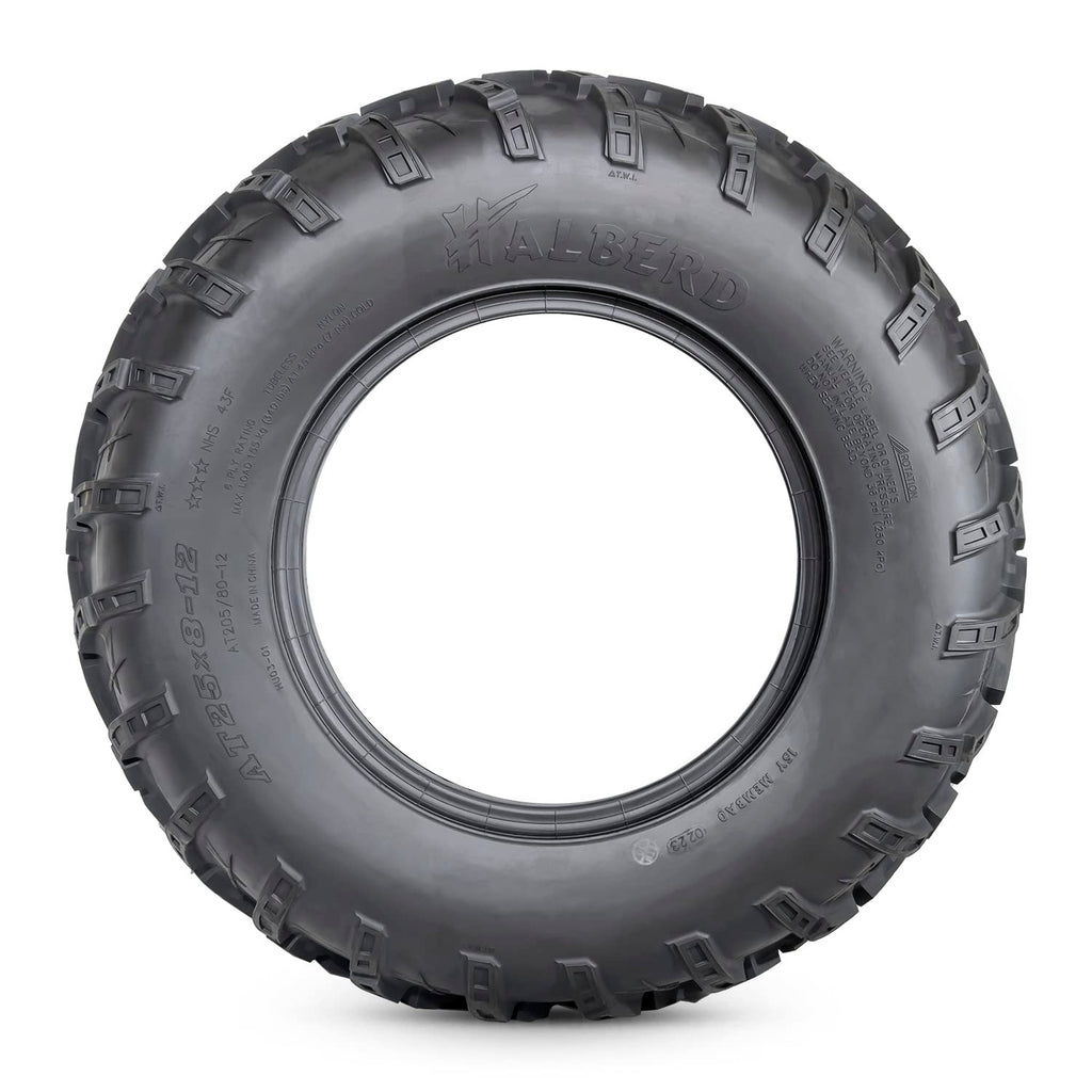 Halberd HU03 6PR ATV/UTV Tires 25x8-12 Front & 25x10-12 Rear