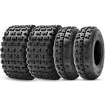 Load image into Gallery viewer, Quad Tires all Terrain Tires 4PR Tubeless 21X7x10 Front &amp; 20x10x9 Rear Tires
