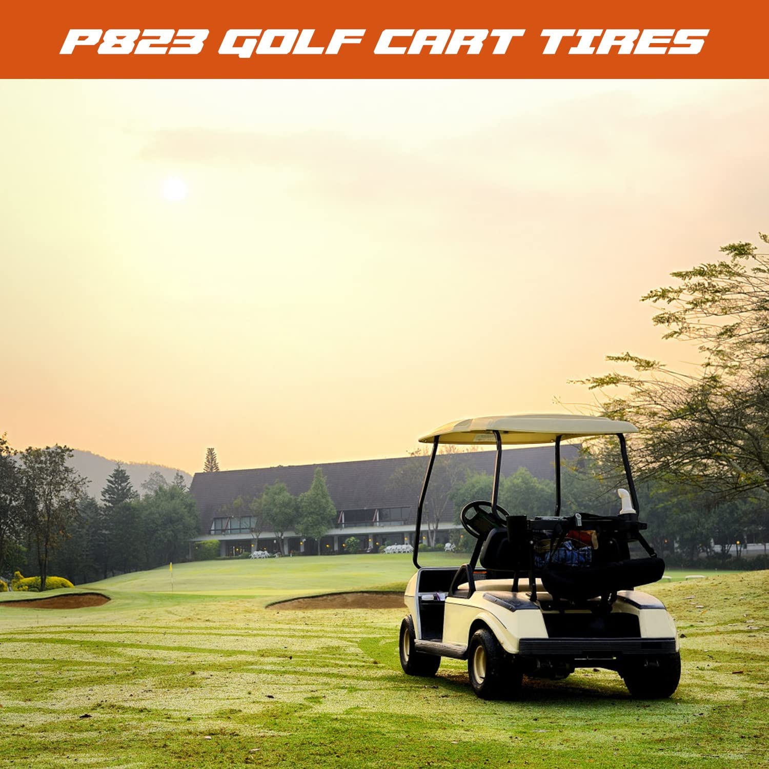 Halberd P823 205/50-10 Golf Cart Tires