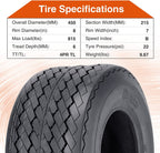 Halberd ‎P509 4PLY 18x8.5-8 Golf Cart Tires