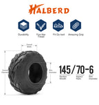Halberd P361 Go Kart Tires
