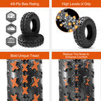 Quad Tires all Terrain Tires 4PR Tubeless 21X7x10 Front & 20x10x9 Rear Tires