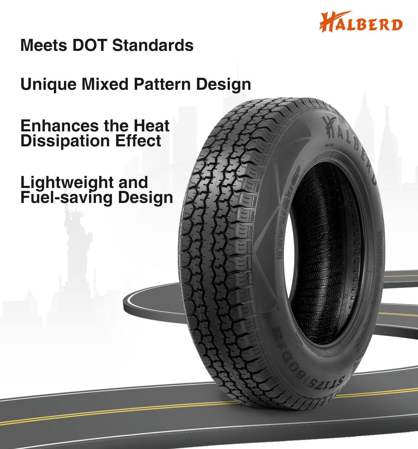 Load range C 6 ply Bias Trailer tires with afforable price